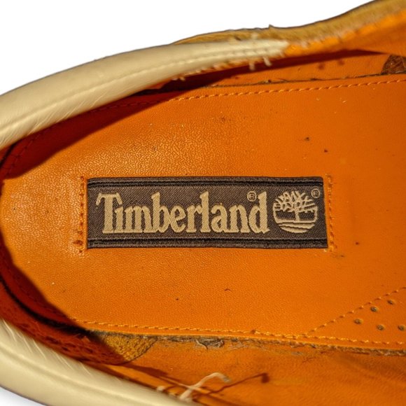 TIMBERLAND 59006 0978 Wheat Nubuck Leather Plain Toe CASUAL OXFORDS Size 9 1/2 M - Picture 7 of 9